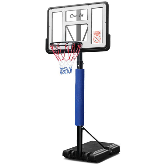 Everfit 3.05M Basketball Hoop Stand System Adjustable Height Portable Pro Blue