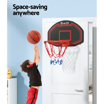 Everfit 38" Basketball Hoop Backboard Door Wall Mounted Ring Net Sports Kids