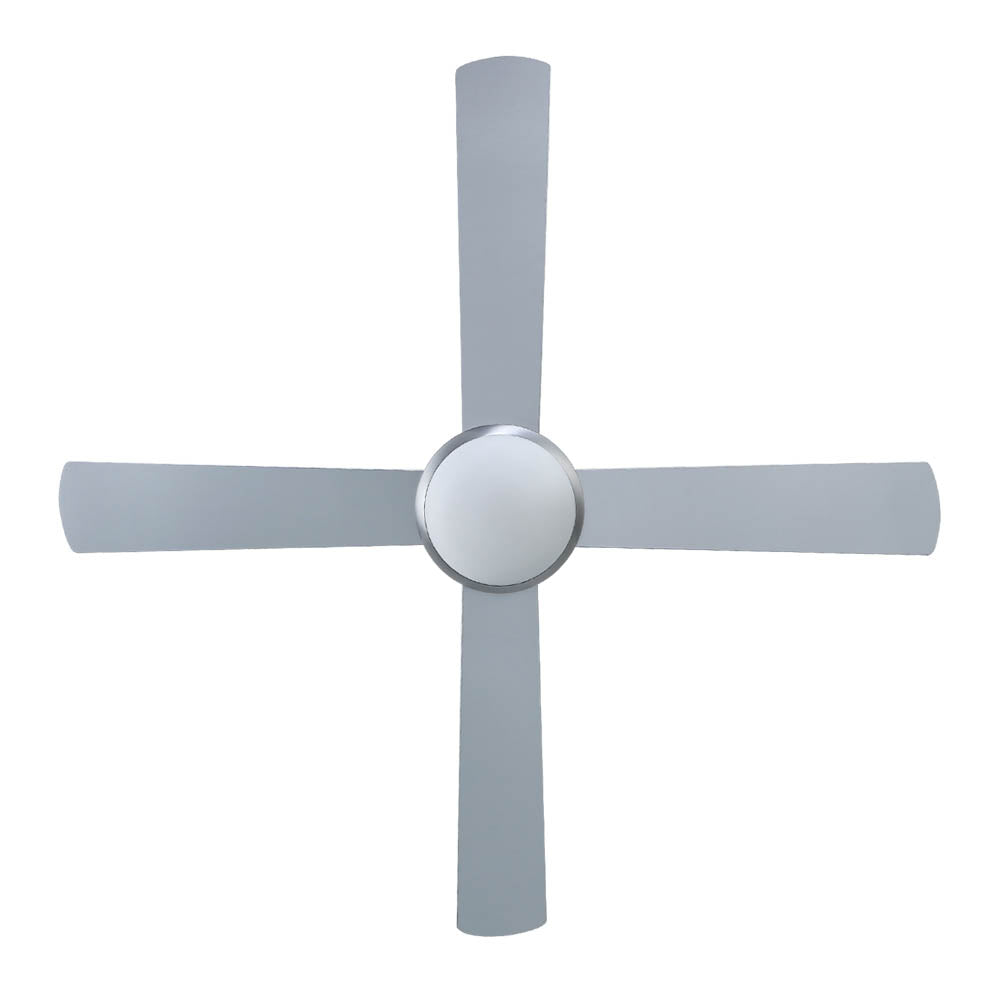 Devanti 52'' Ceiling Fan AC Motor w/Light w/Remote - Silver