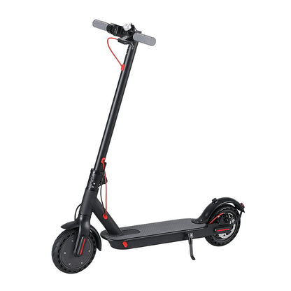 Electric Scooter 500W 25KM/H Folding Portable Riding For Adults Commuter Black