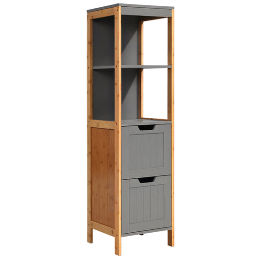 Artiss Bathroom Cabinet 115cm Bamboo Shelf