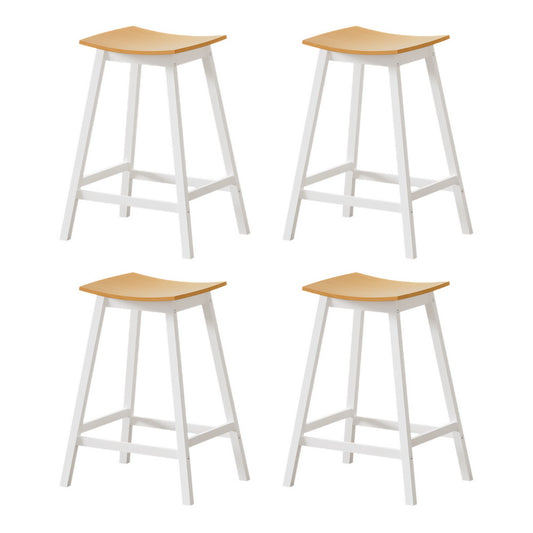 Artiss 4x Bar Stools Wooden Chairs Oak