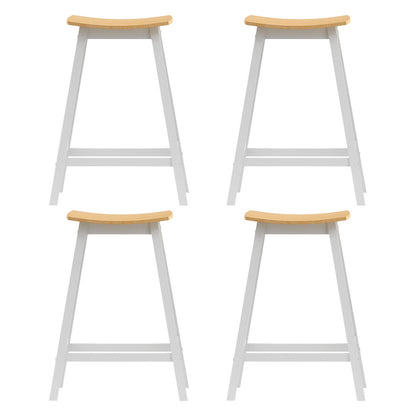 Artiss 4x Bar Stools Wooden Chairs Oak