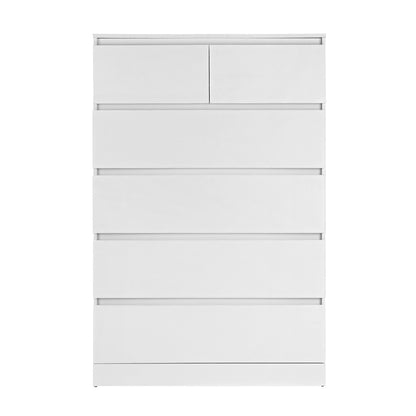 Artiss 6 Chest of Drawers - PEPE White