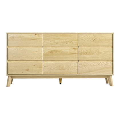 Artiss 9 Chest of Drawers Tallboy Cabinet - XAVI Pine