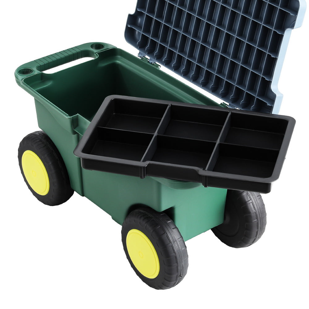 Gardeon Garen Tool Storage Cart 3-In-1 Green