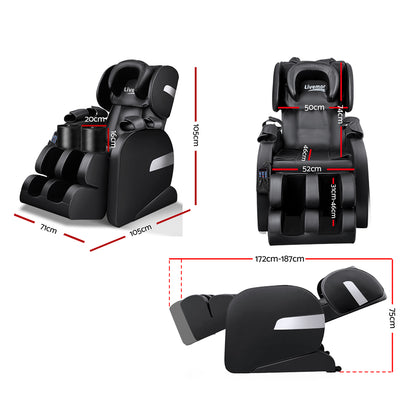 Livemor Massage Chair Electric Recliner 22 Nodes Massager Belmue