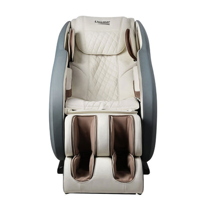 Livemor Massage Chair Electric Recliner Massager Grey Ozeni