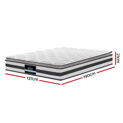 Giselle Bedding 21cm Mattress Pillow Top Double