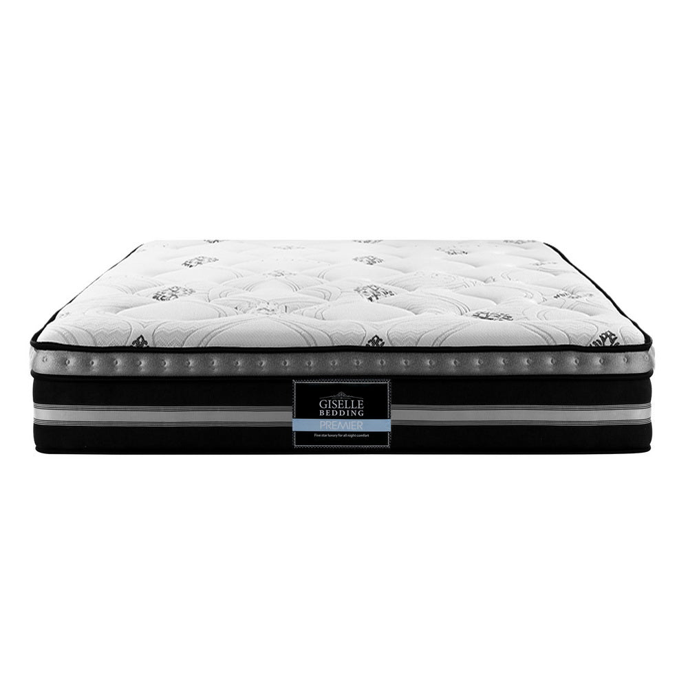 Giselle Bedding Galaxy Euro Top Cool Gel Pocket Spring Mattress 35cm Thick Double