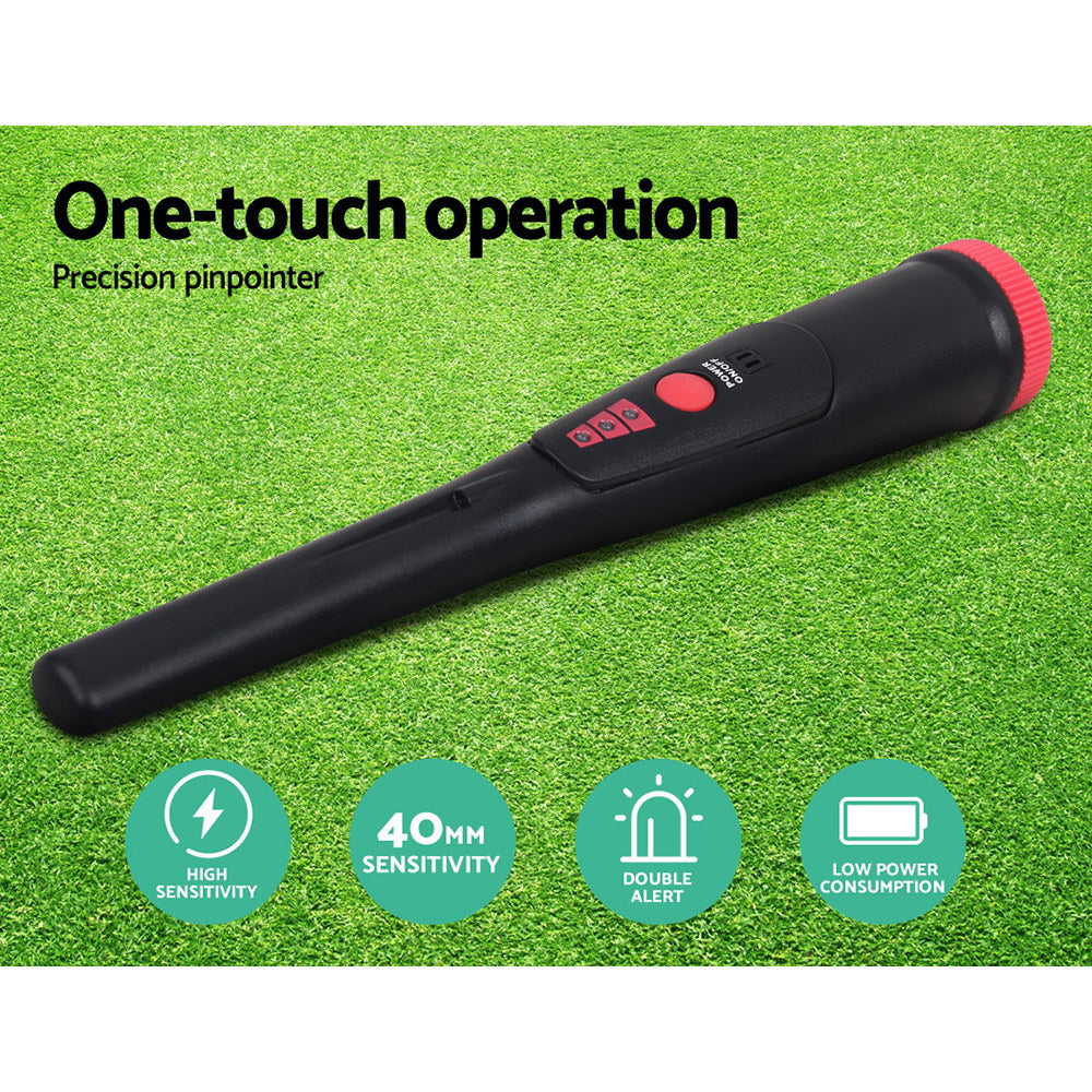 Metal Detector 220MM Deep Sensitive Waterproof Pinpointer Treasure Hunter Shovel