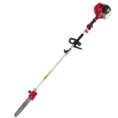 Giantz 62CC Pole Chainsaw Hedge Trimmer Brush Cutter Whipper 7-in-1 5.6m Red