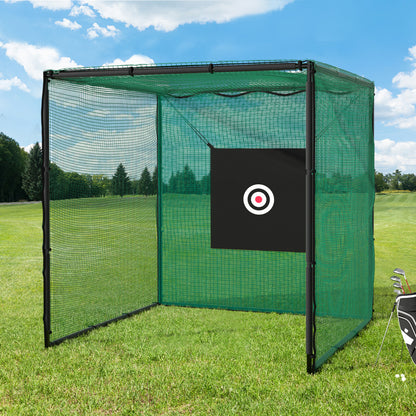 Everfit 3m Golf Practice Net Hitting Cage with Steel Frame Baseball Training