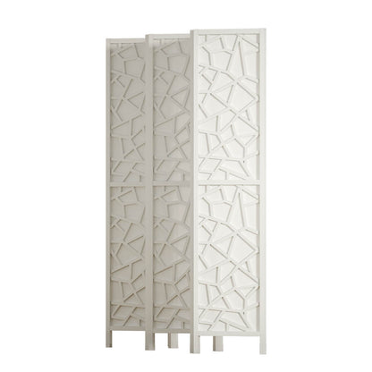 Artiss 6 Panel Room Divider Screen 244x170cm Clover White