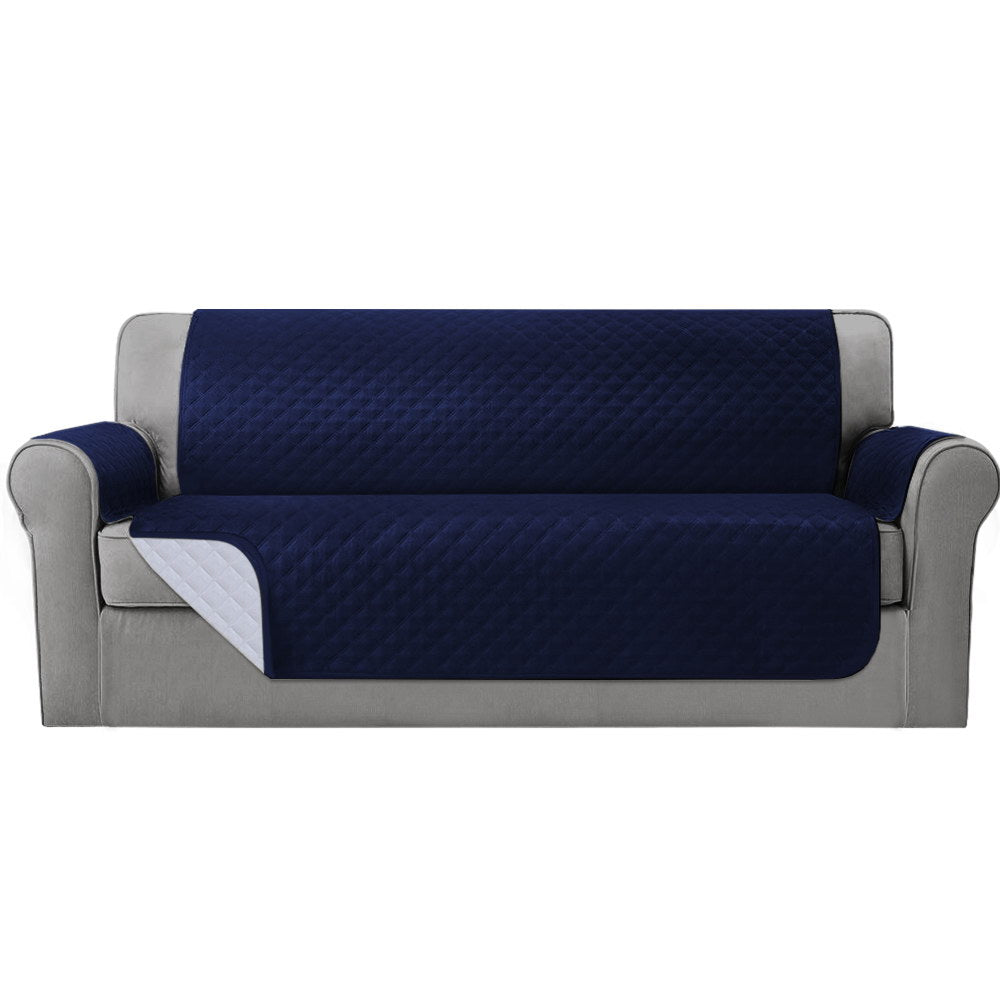 Artiss Sofa Cover Couch Covers 4 Seater 100% Water Resistant Navy