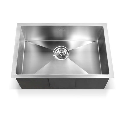 Cefito Kitchen Sink 60X45CM Stainless Steel Basin Single Bowl Silver