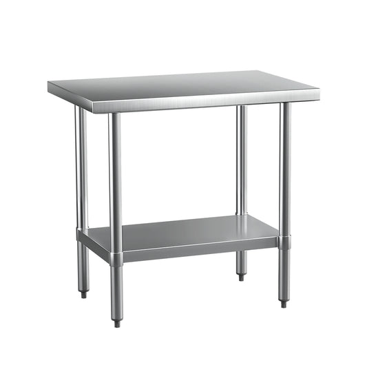 Cefito Stainless Steel Kitchen Benches Work Bench 910x610mm 430