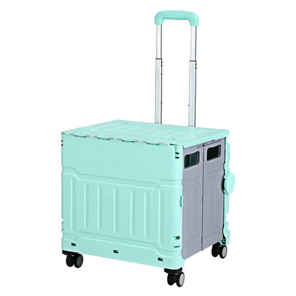 Emajin Shopping Trolley Cart 75L Foldable Green