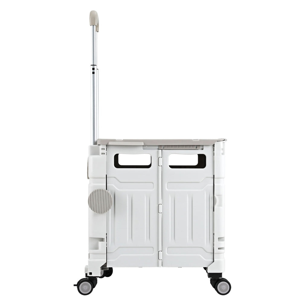 Emajin Shopping Trolley Cart 75L Foldable White