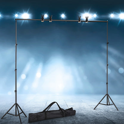 2.5X3M Photography Backdrop Stand Kit Studio Screen Photo Background Support Set