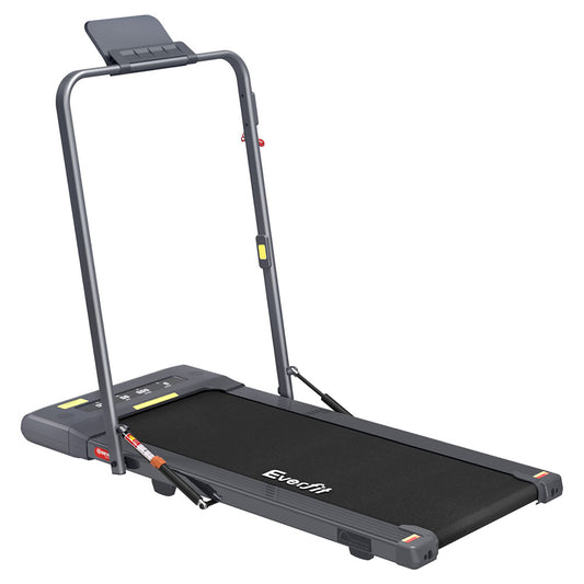 Everfit Treadmill Electric Walking Pad Under Desk Home Gym Fitness 400mm Grey