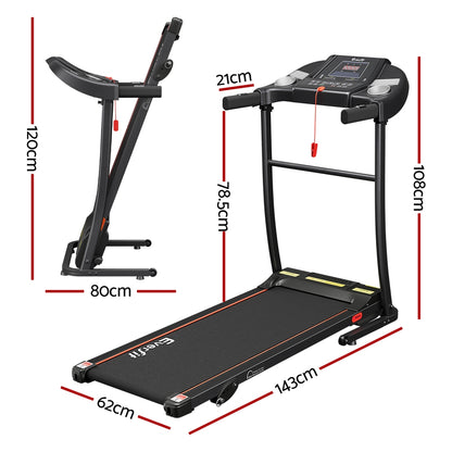 Everfit Treadmill Electric Home Gym Fitness Exercise Equipment Incline 400mm