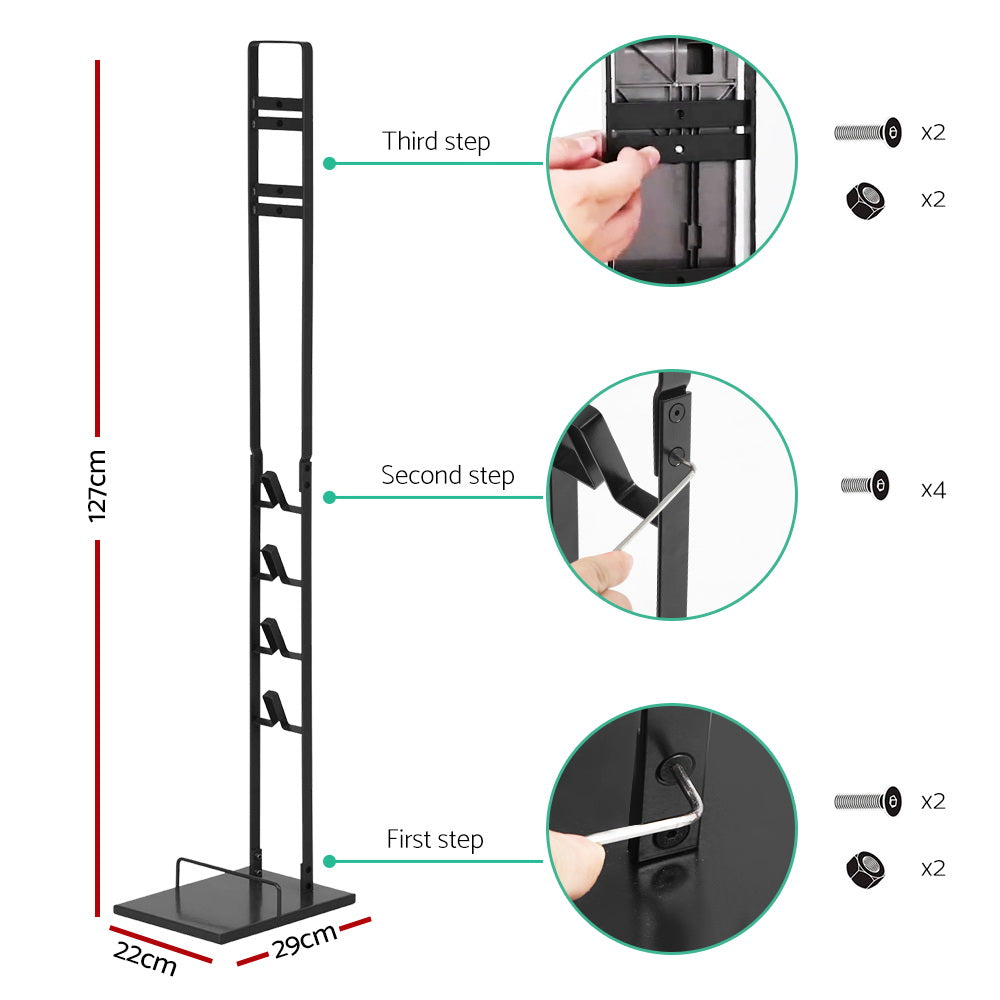 Artiss Freestanding Dyson Vacuum Cleaner Stand for V6 7 8 10 11 Black