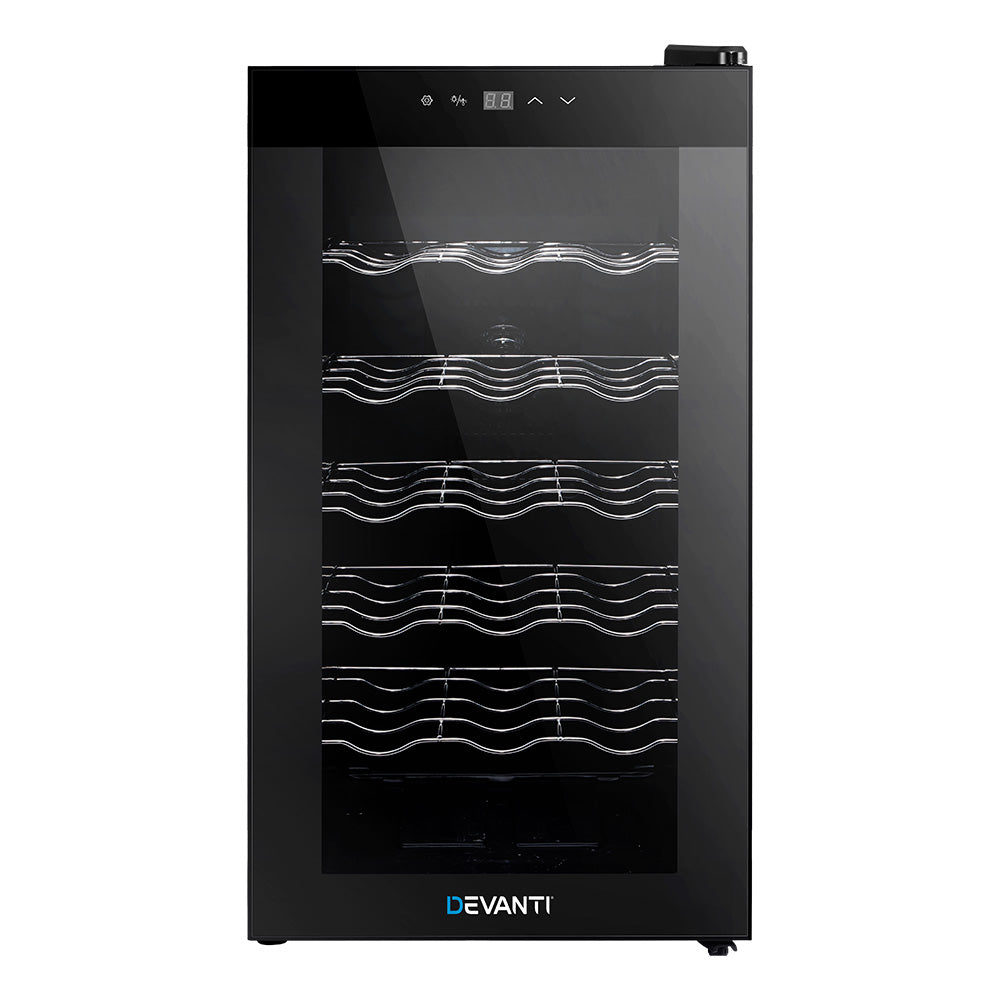 Devanti Wine Fridge Cooler 18 Bottles