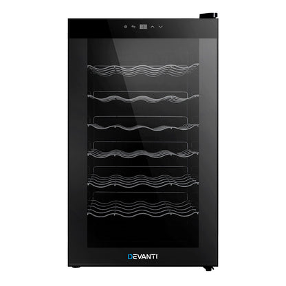 Devanti Wine Fridge Cooler 28 Bottles