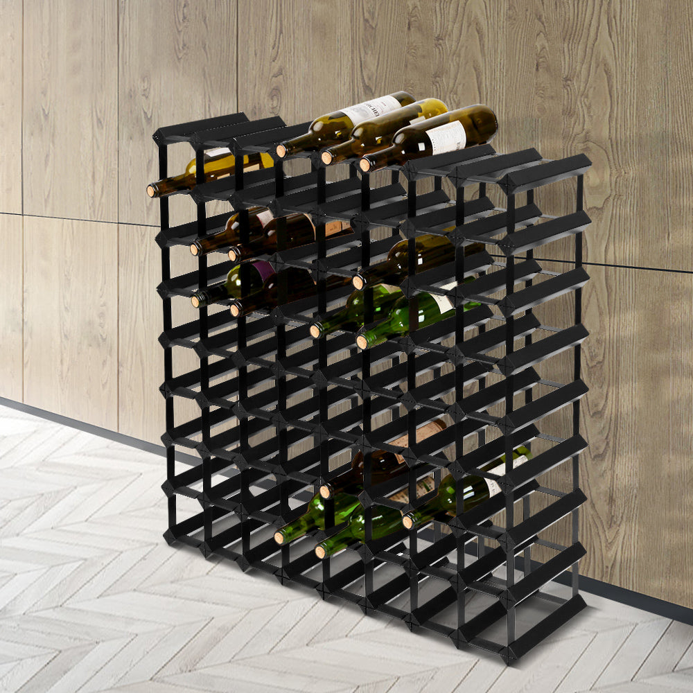 Artiss Wine Rack 72 Bottle Black